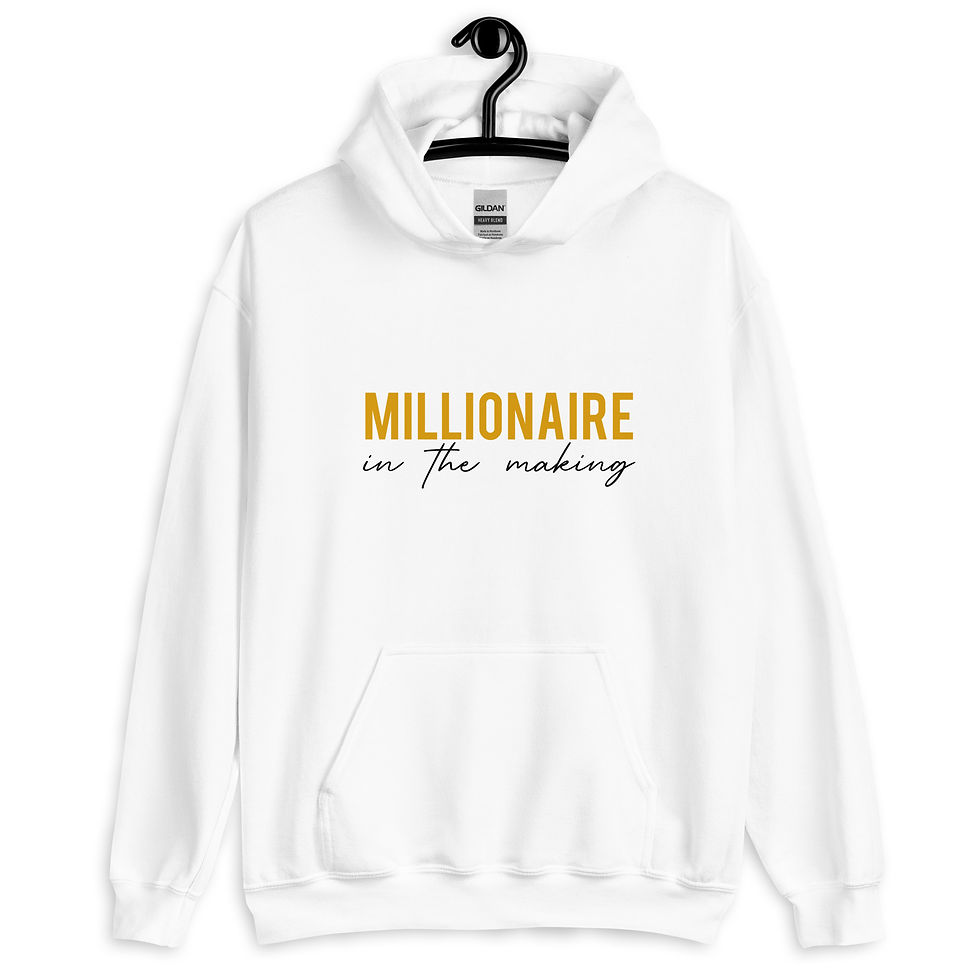 Thumbnail: Millionaire in the Making Unisex Hoodie