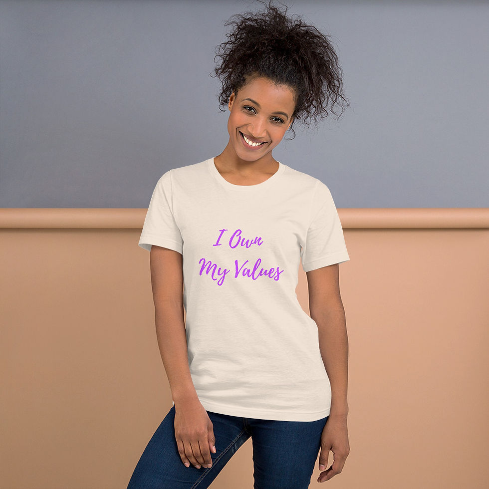 Thumbnail: I Own My Values Short-Sleeve Unisex T-Shirt