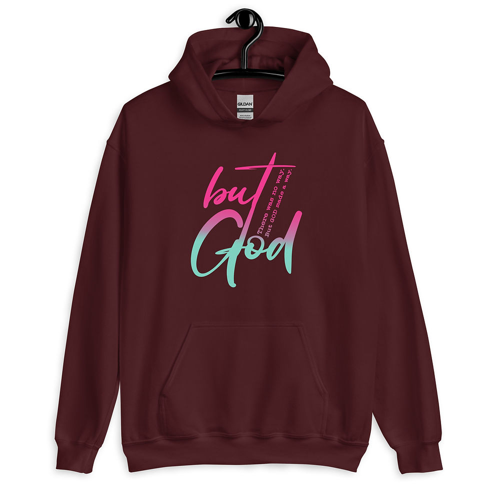 Thumbnail: But God Unisex Hoodie