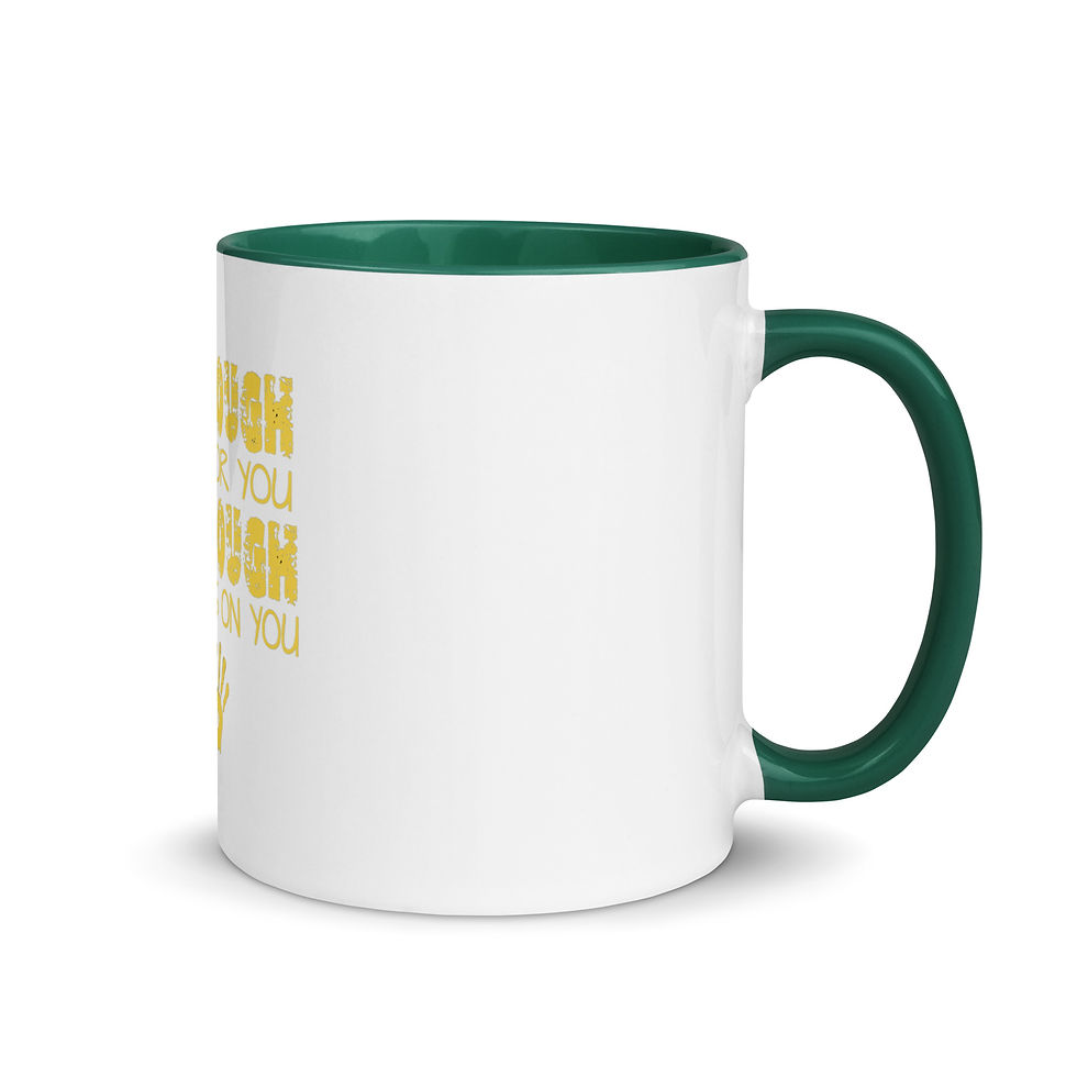 Thumbnail: Holy Enough To Pray Hood Enough To Lay Hands Mug with Color Inside