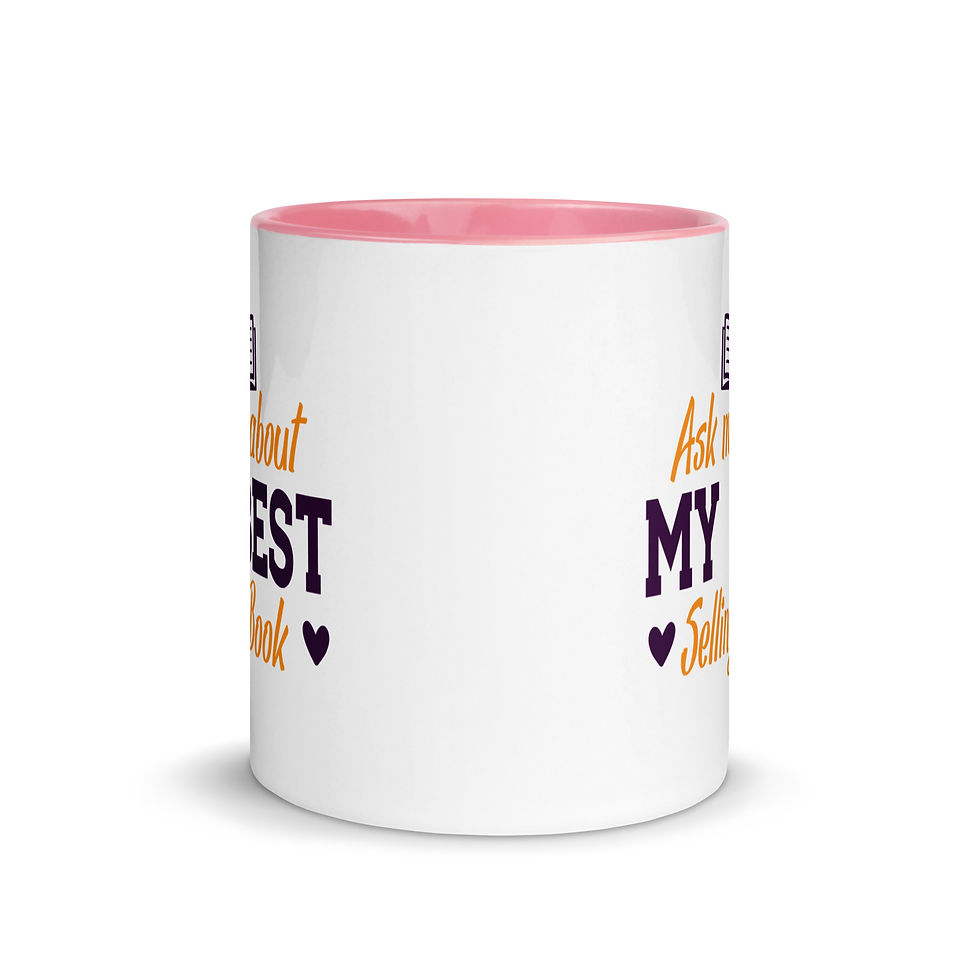 Thumbnail: Ask Me About My Best Selling Book Mug with Color Inside