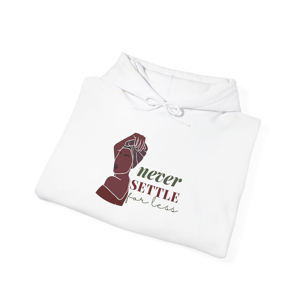 Thumbnail: Never Settle for Less Hooded Sweatshirt