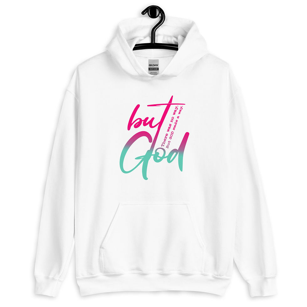 Thumbnail: But God Unisex Hoodie