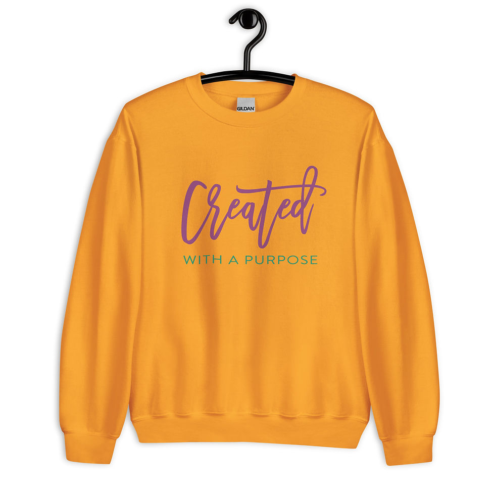 Thumbnail: Created With A Purpose Unisex Sweatshirt