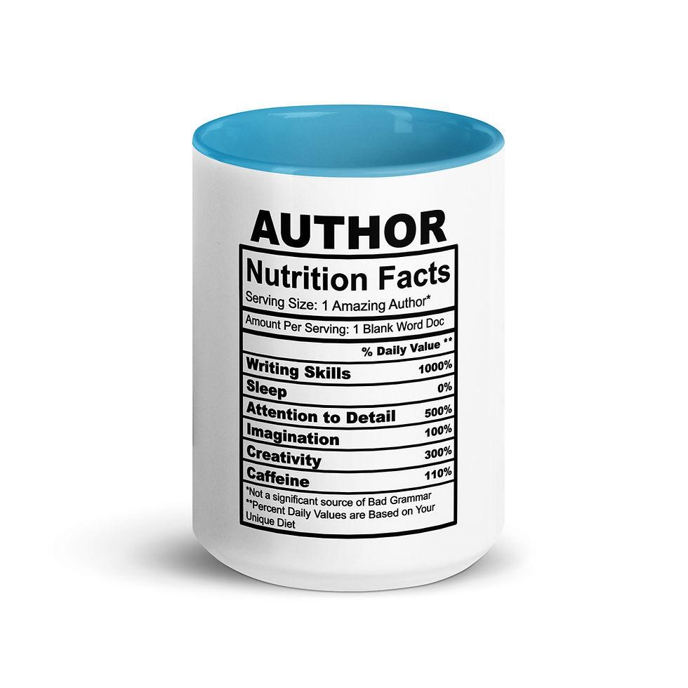 Thumbnail: Author Nutrition Facts Mug with Color Inside