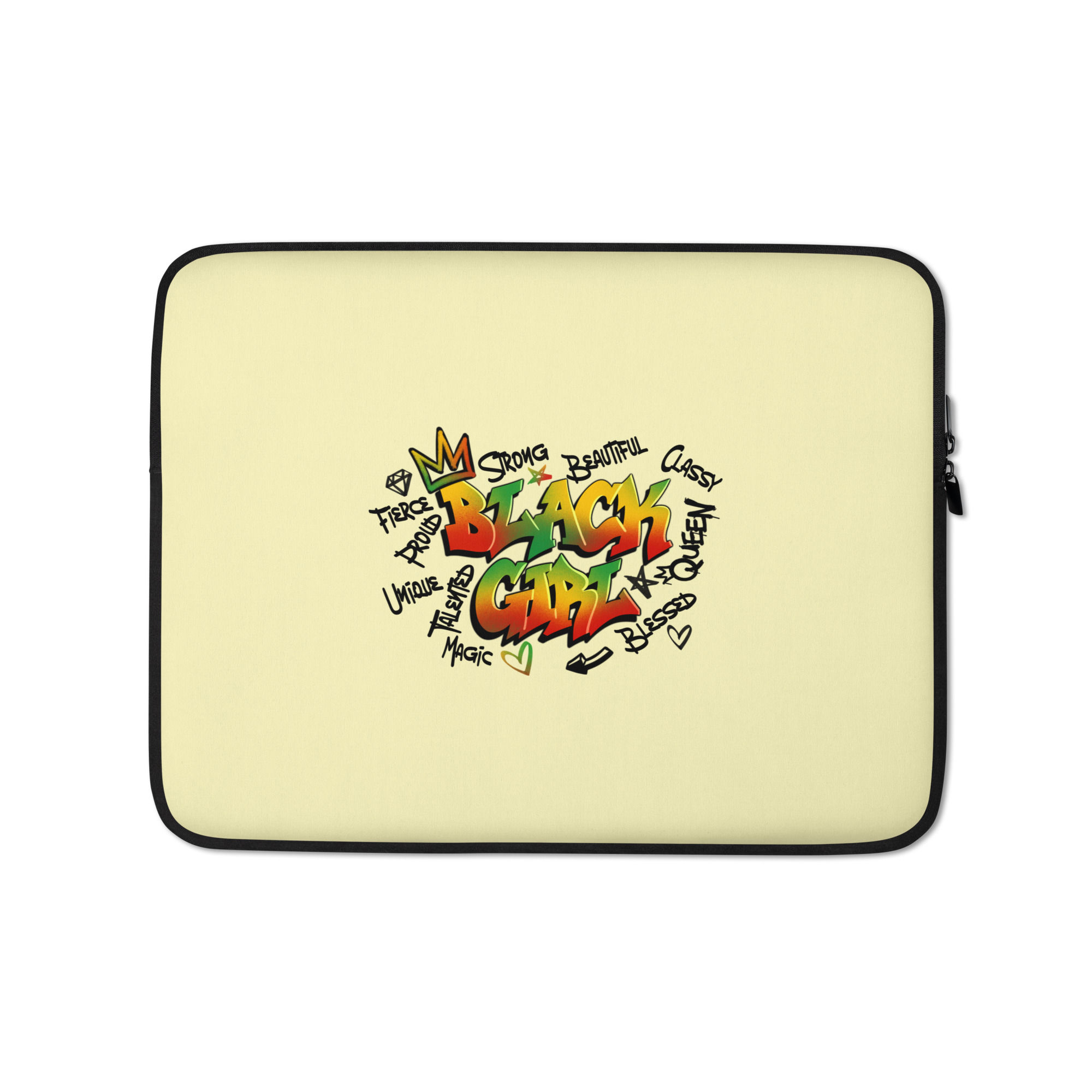 Black Girl Laptop Sleeve