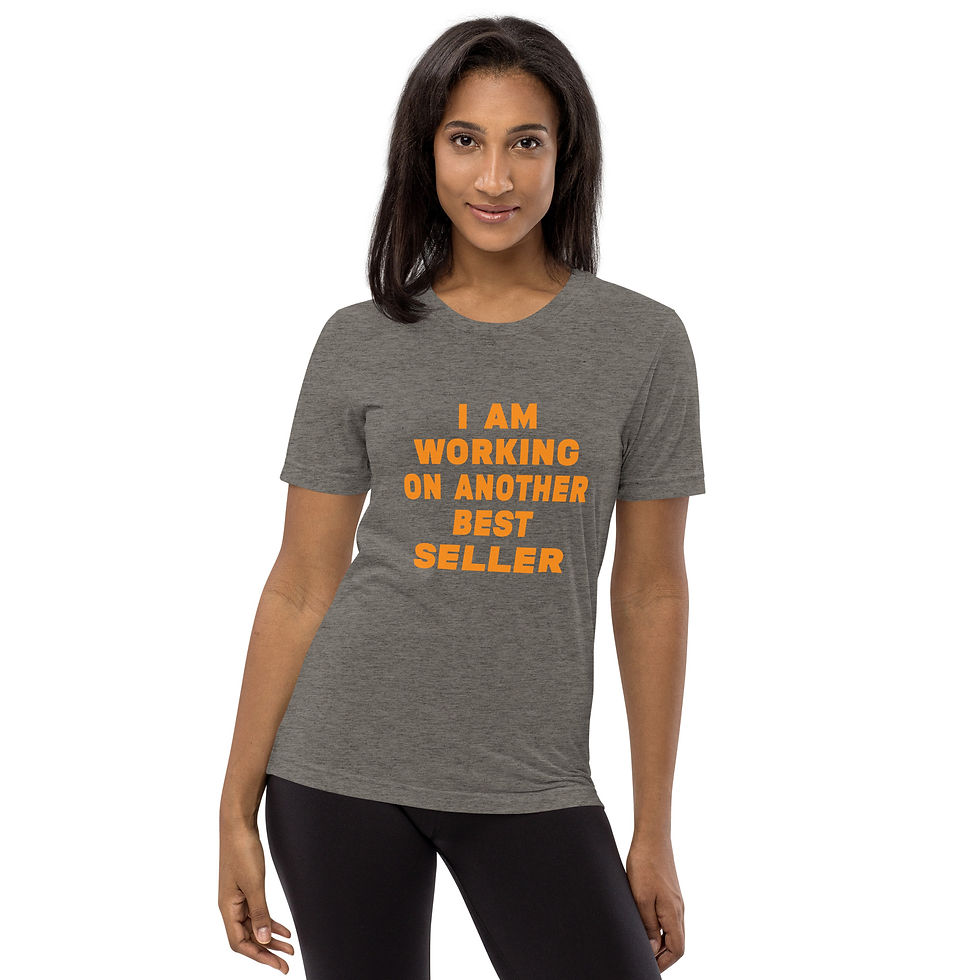 Thumbnail: I am Working on Another Best Seller Short sleeve t-shirt