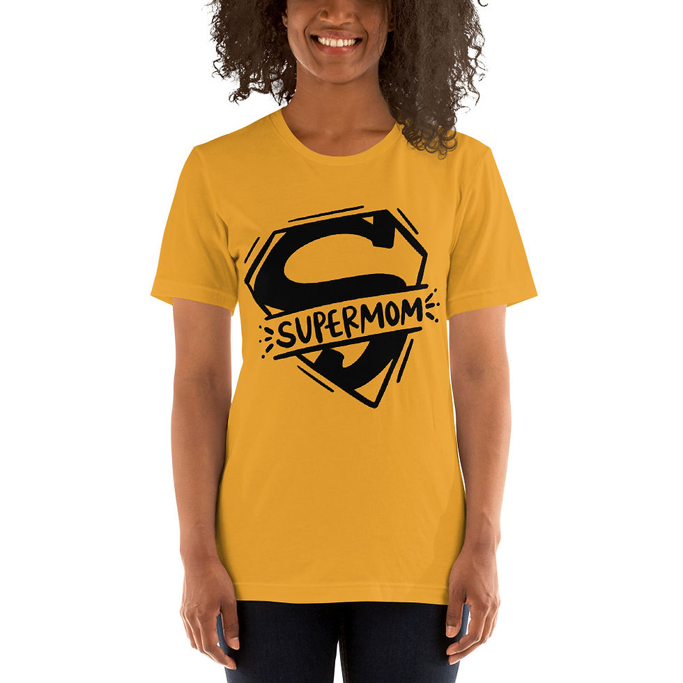 Thumbnail: Super Mom Short-Sleeve Unisex T-Shirt