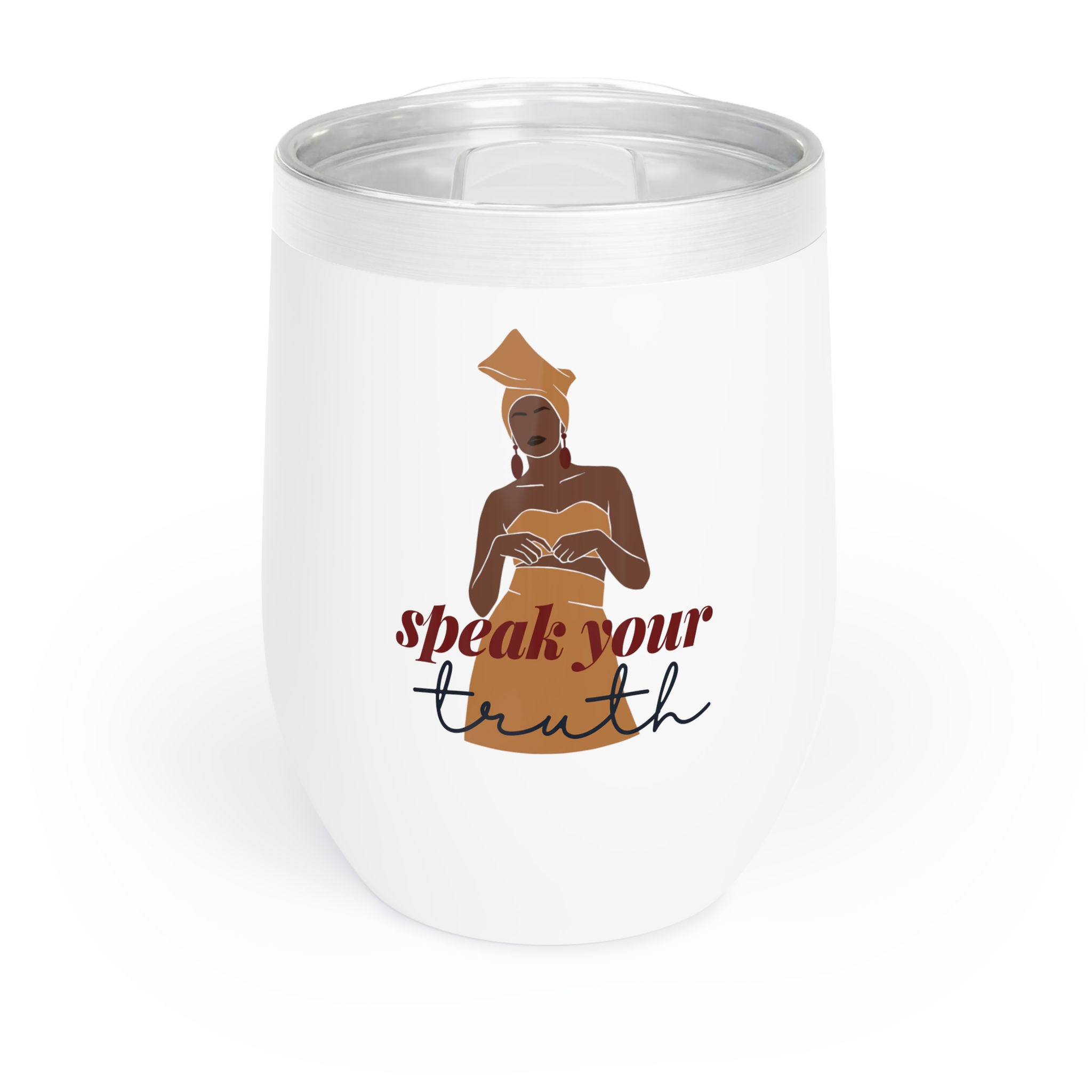 Speak Your Truth Wine Tumbler