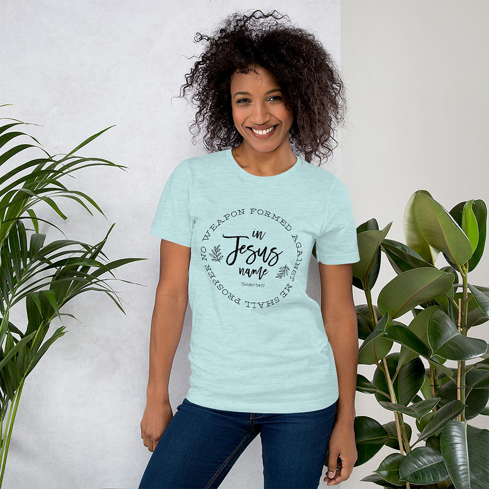 Thumbnail: In Jesus Name Short-Sleeve Unisex T-Shirt