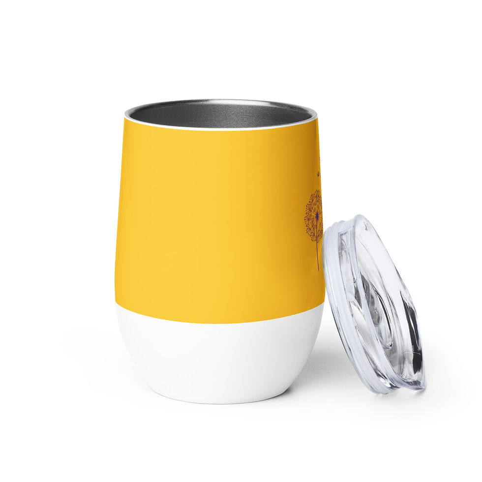 Thumbnail: Just Breathe Wine tumbler