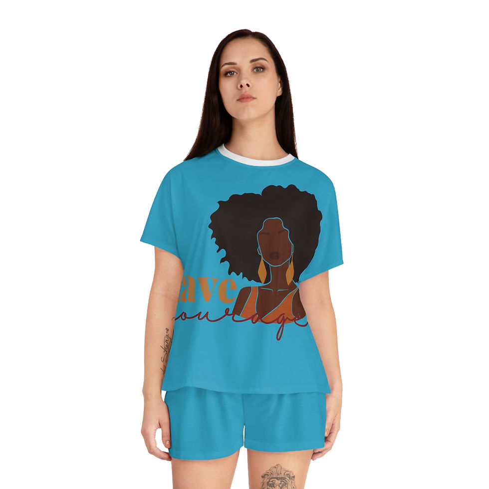 Thumbnail: Have Courage Women's Short Pajama Set 