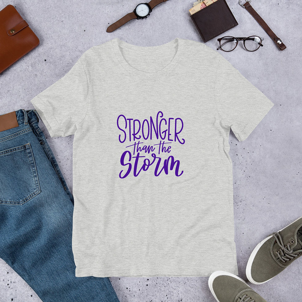 Thumbnail: Stronger Than The Storm Short-Sleeve Unisex T-Shirt
