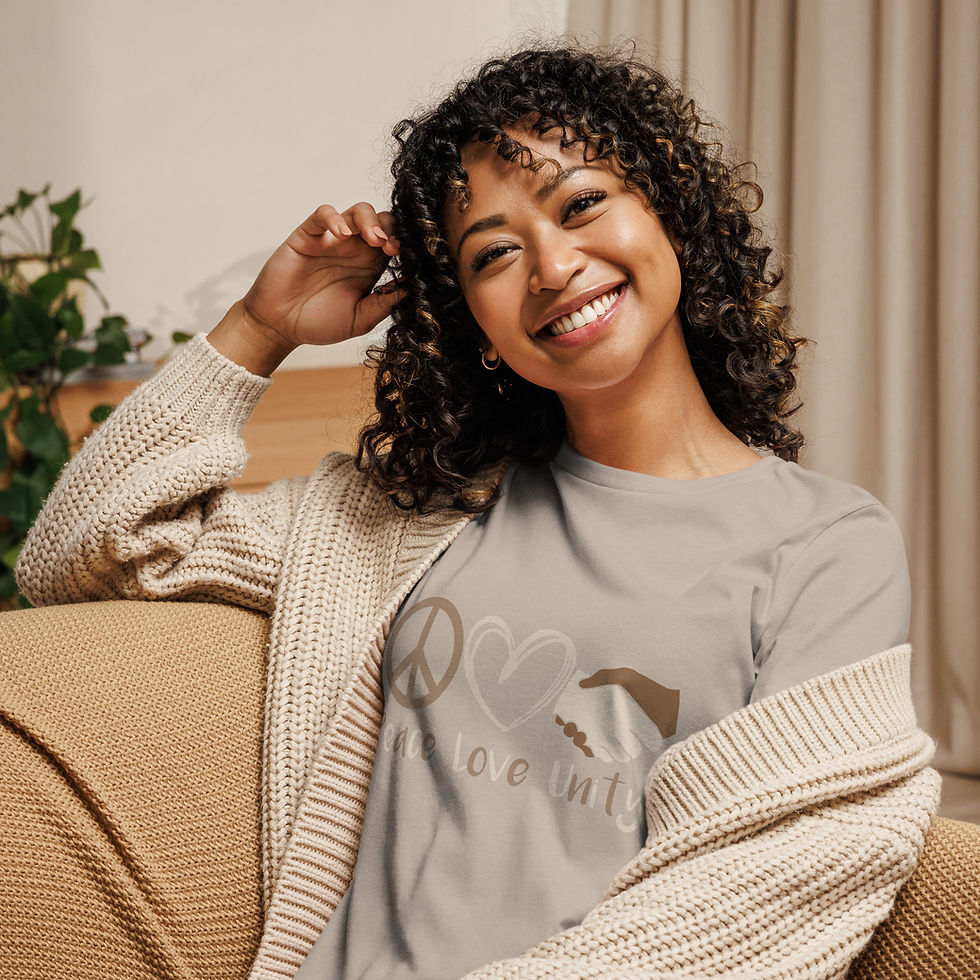Thumbnail: Peace Love Unity Women's Relaxed T-Shirt