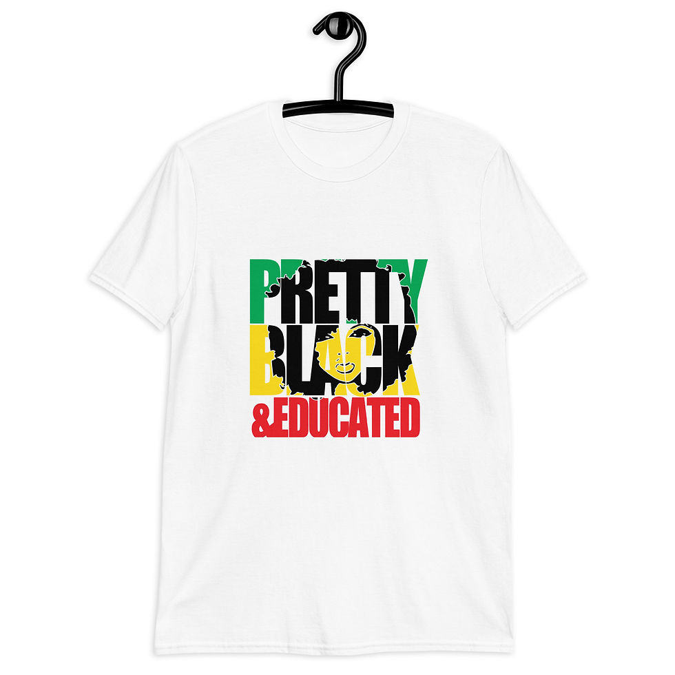 Thumbnail: Pretty Black & Educated Unisex T-Shirt