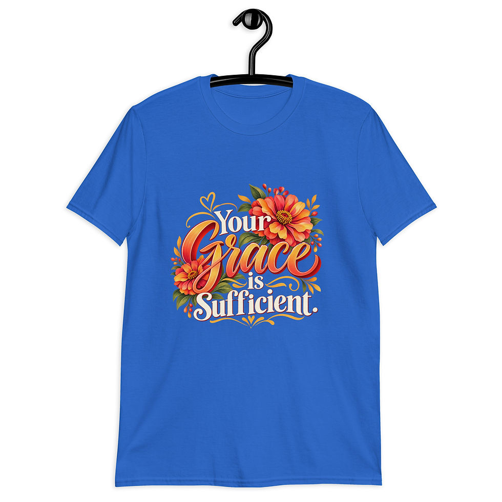 Thumbnail: Your Grace is Sufficient Short-Sleeve Unisex T-Shirt