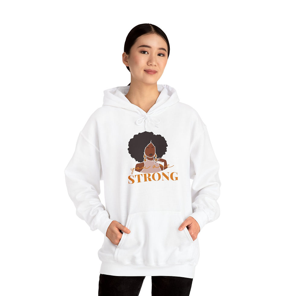 Thumbnail: You are Strong Hooded Sweatshirt