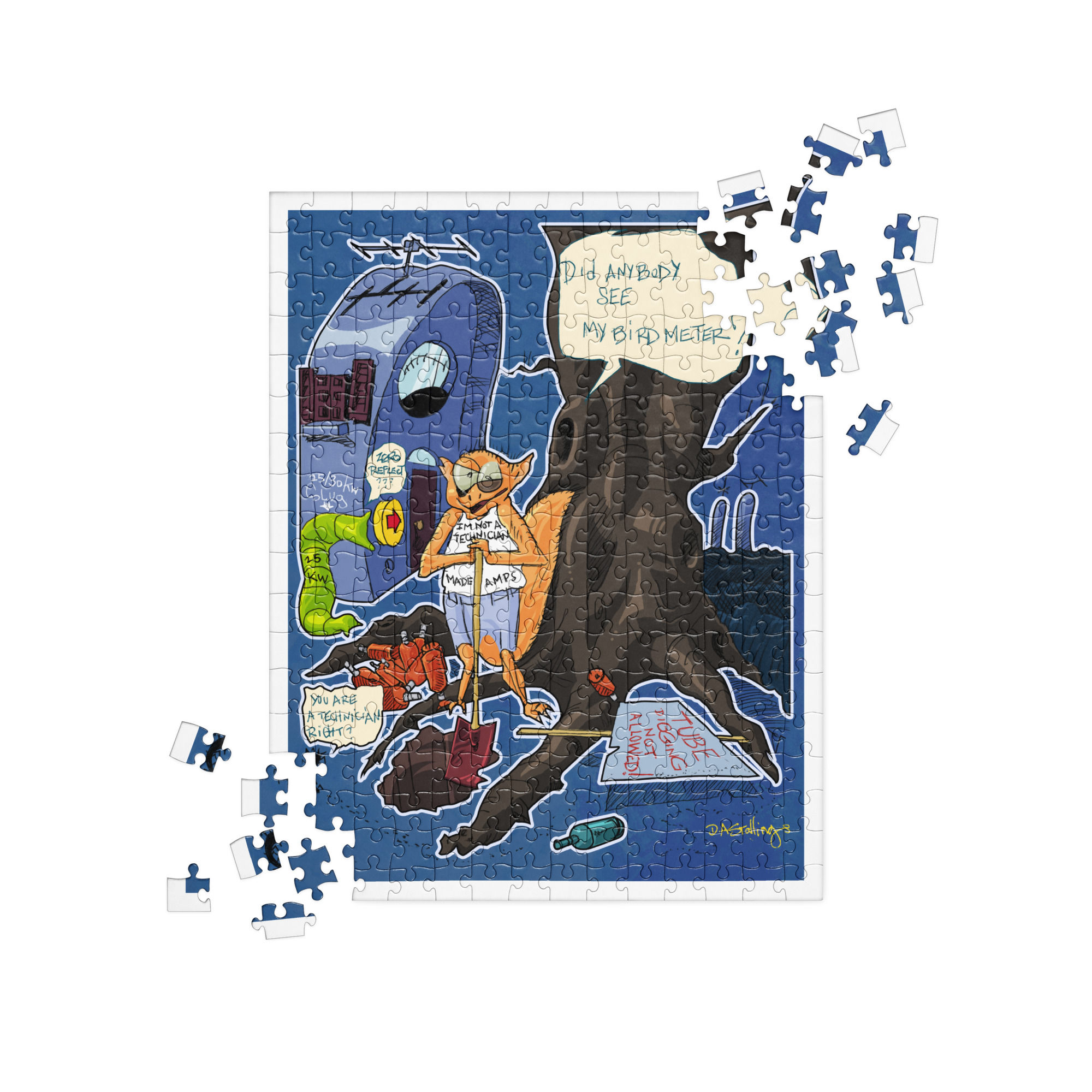 Tube Digging Not Allowed Jigsaw puzzle