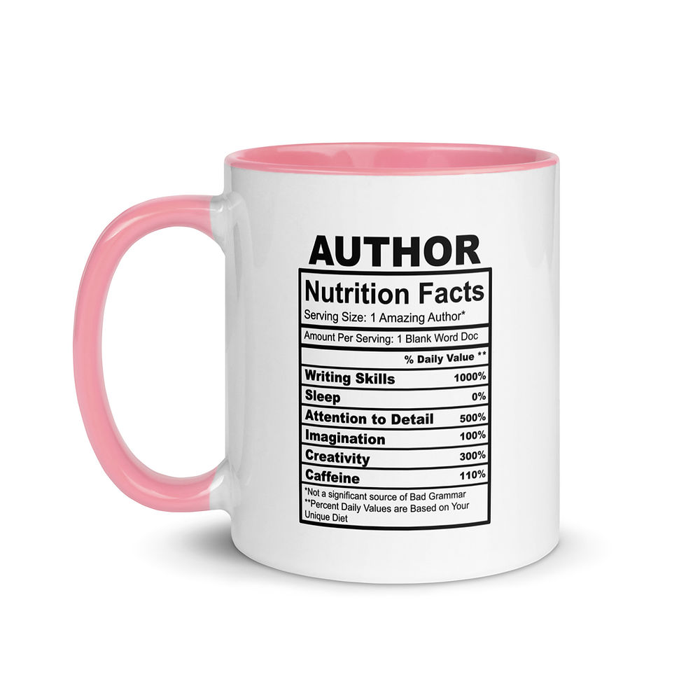 Thumbnail: Author Nutrition Facts Mug with Color Inside