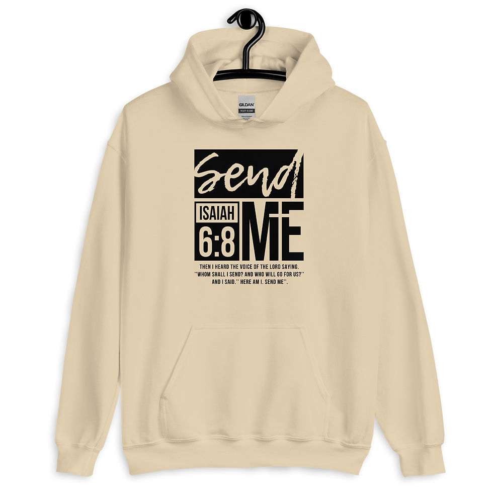 Thumbnail: Send Me Isaiah 6:8 Unisex Hoodie