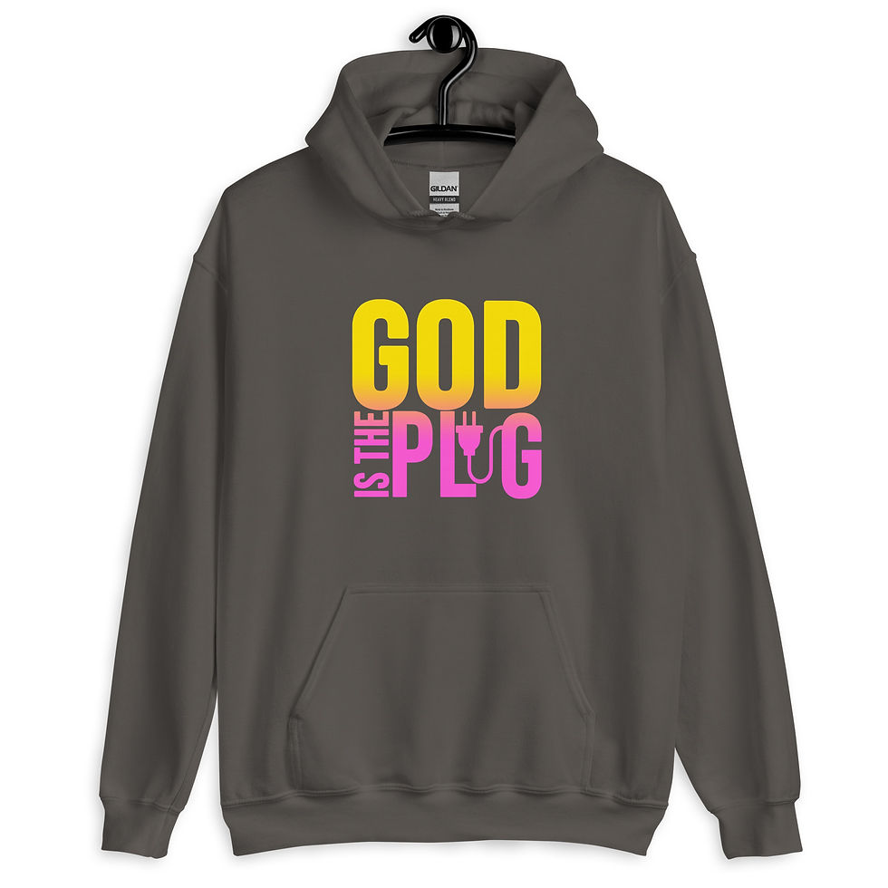 Thumbnail: God is the Plug Unisex Hoodie