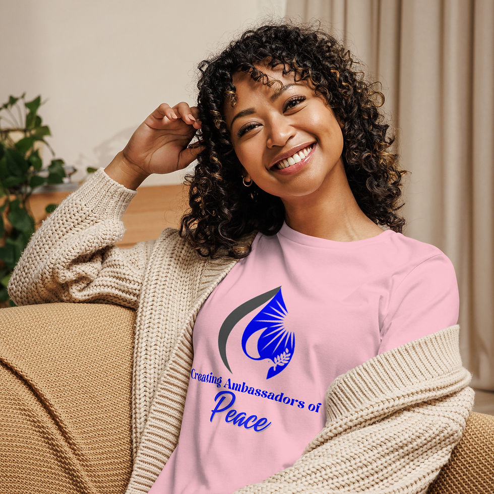 Thumbnail: Creating Ambassadors of Peace Women's Relaxed T-Shirt
