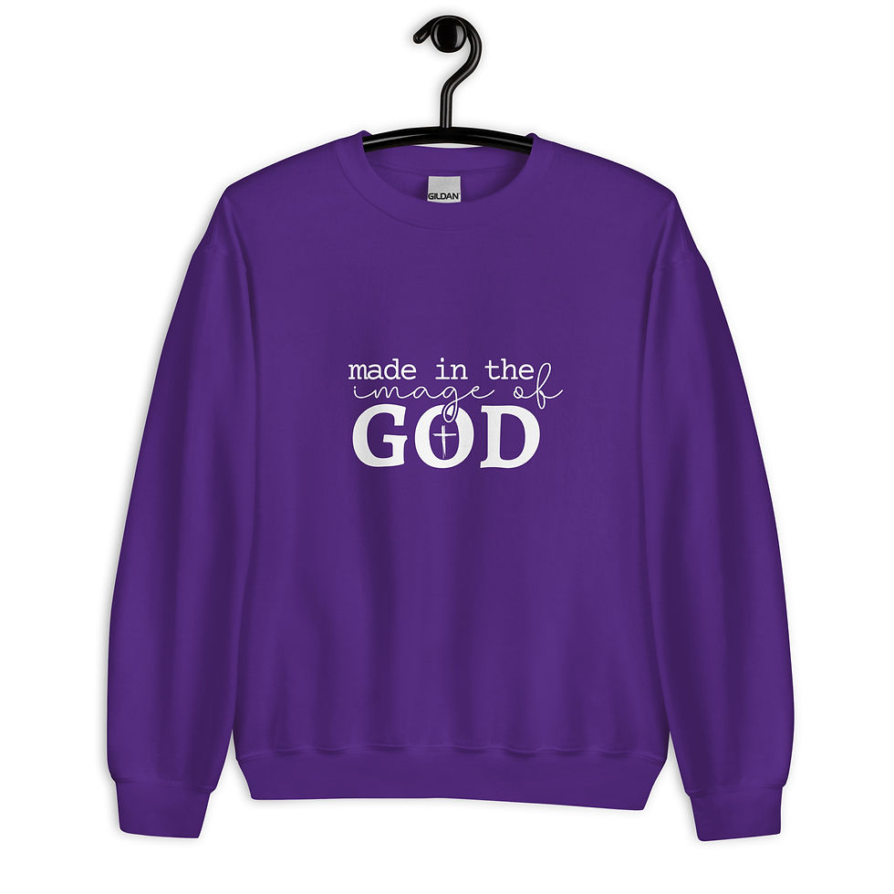 Thumbnail: Made in the Image of God Unisex Sweatshirt