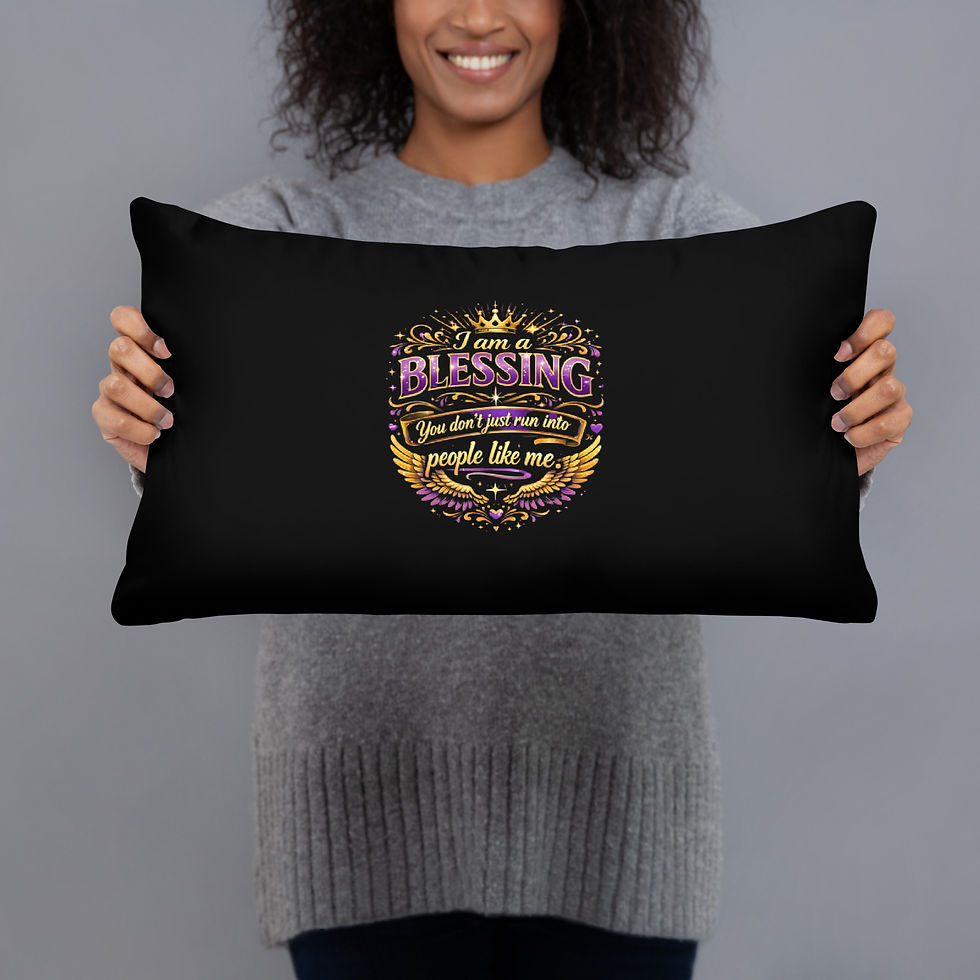 Thumbnail: I Am A Blessing Basic Pillow