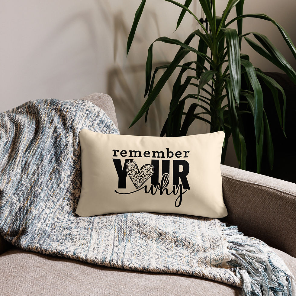 Thumbnail: Remember Your Why Pillow
