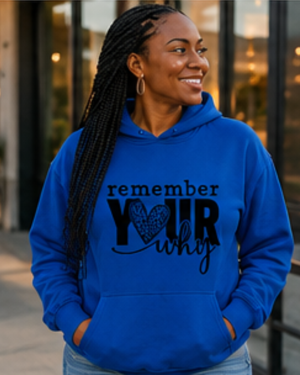 Thumbnail: Remember Your Why Unisex Hoodie