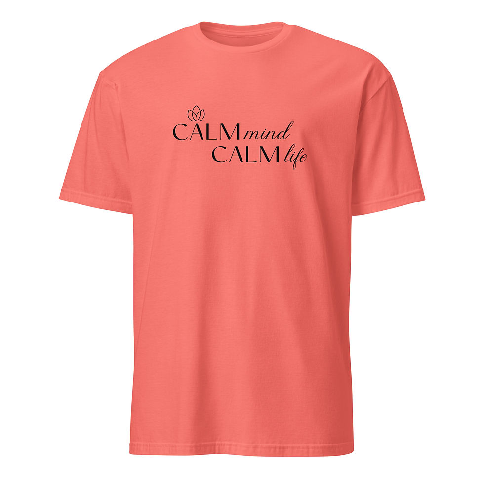 Thumbnail: Calm Mind Calm Life Short-Sleeve Unisex T-Shirt
