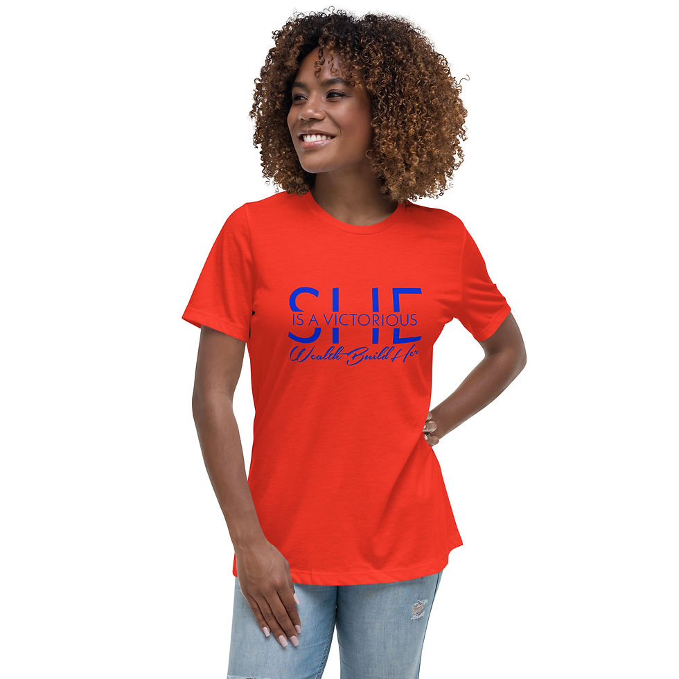 Thumbnail: She is Victorious Women's Relaxed T-Shirt