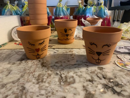 Bunny Flower pots