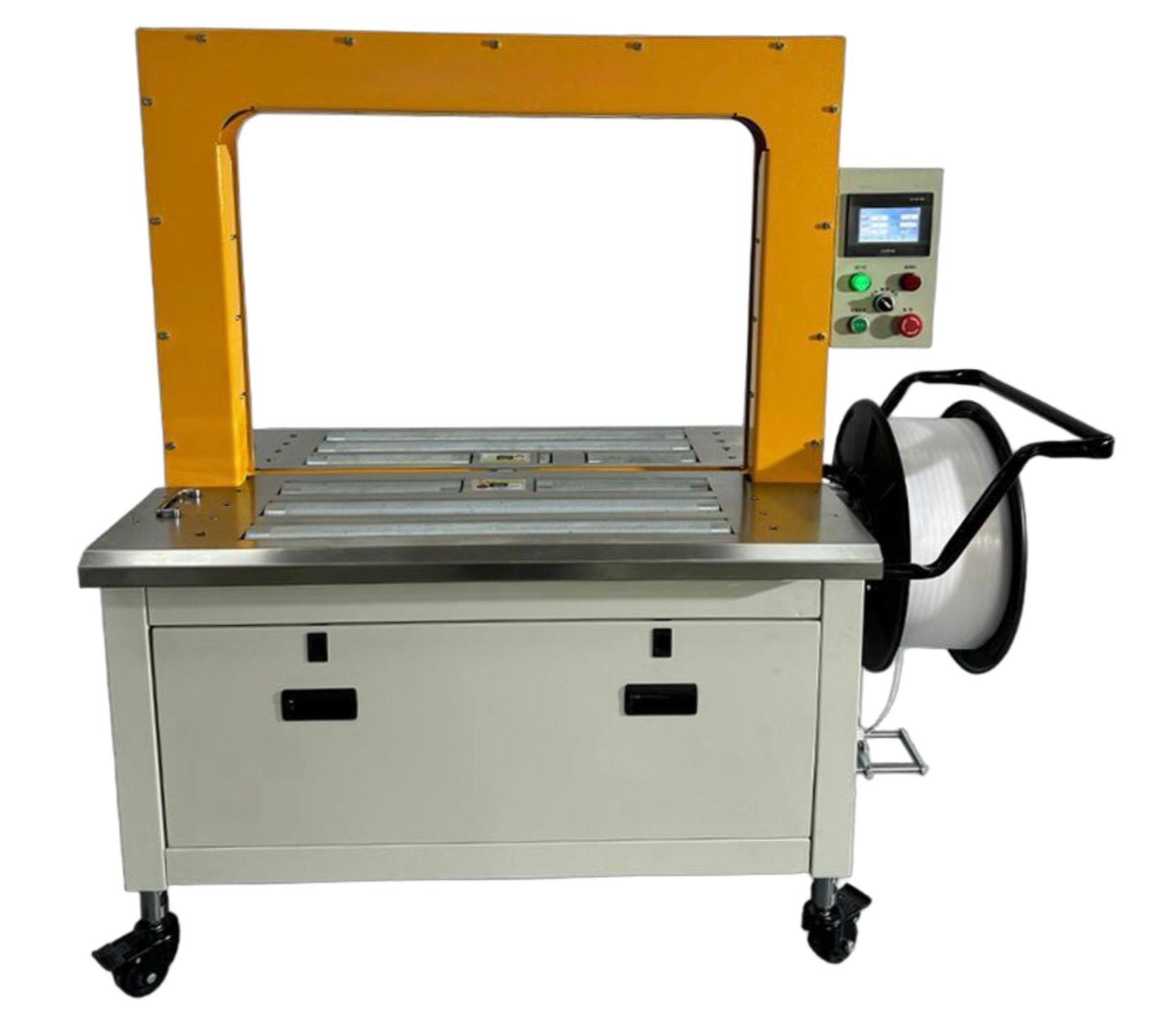 AP-850*600 C款(動力滾筒) 全自動打帶機