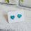 Thumbnail: Glitter Heart Stud Earrings
