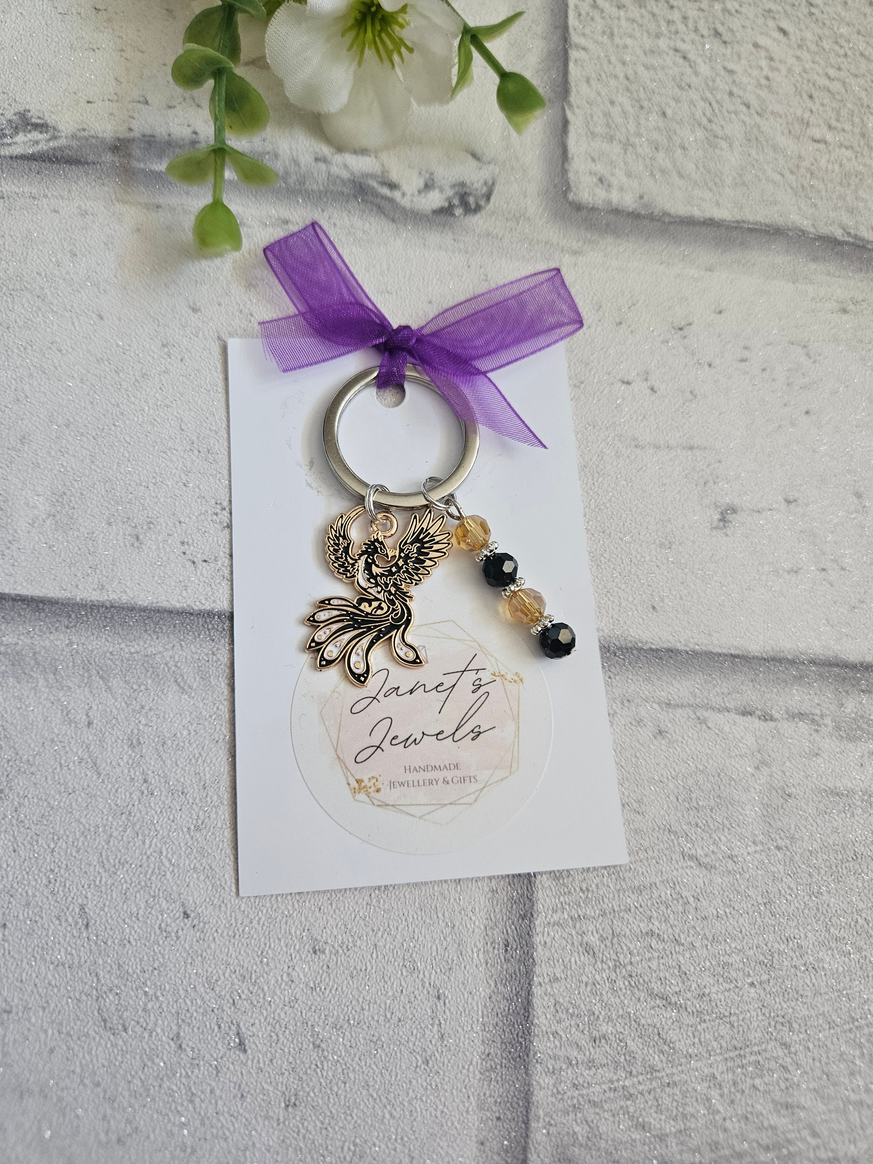 Phoenix Keyring/Bag Charm