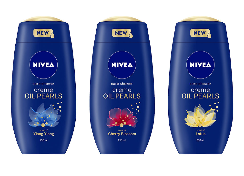 NIVEA Creme & Oil Pearls gel za tuširanje