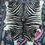 Thumbnail: Genuine Bovine Hide, Zebra Print Rug
