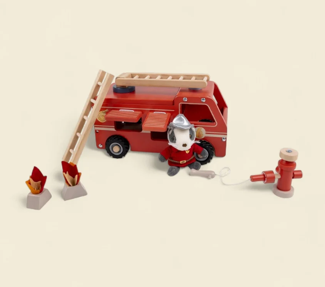 Le grand camion de pompiers et son ami miniature EGMONT TOYS