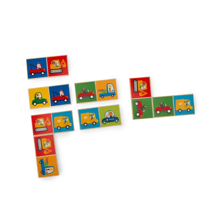 Miniature : Domino véhicules en bois MOULIN ROTY