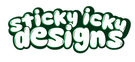 sticky icky designs logo