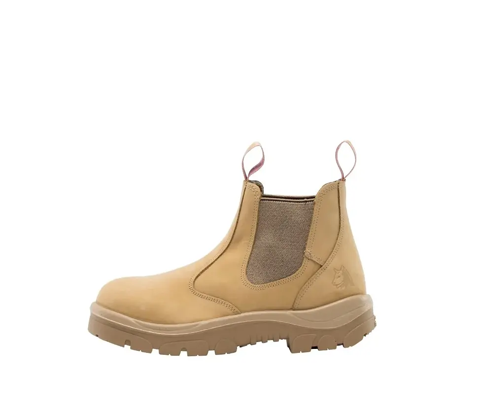 Thumbnail: Steel Blue Ladies Hobart Elastic Sided Pull On Safety Boot