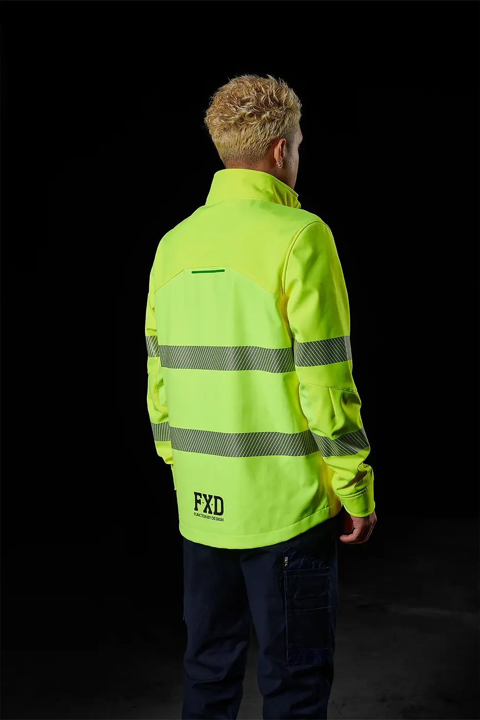 Thumbnail: FXD WO3T - HI-VIS TAPED SOFT SHELL WORK JACKET