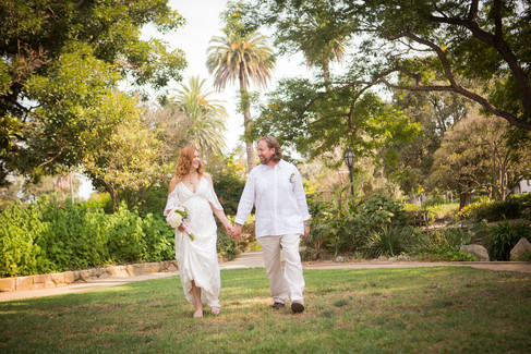 Alice Keck Park in Santa Barbara Elopement