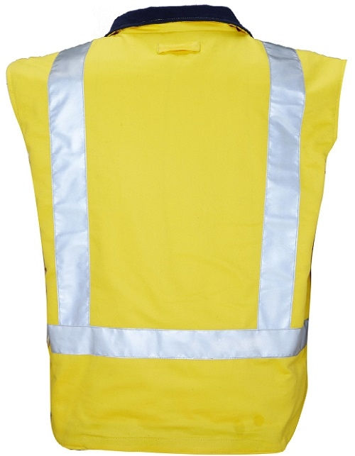 Thumbnail: Ritemate 4 in 1 Cotton Drill Jacket with Reflective Tape