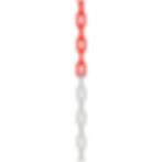 Plastic Chain 50m Red & White
