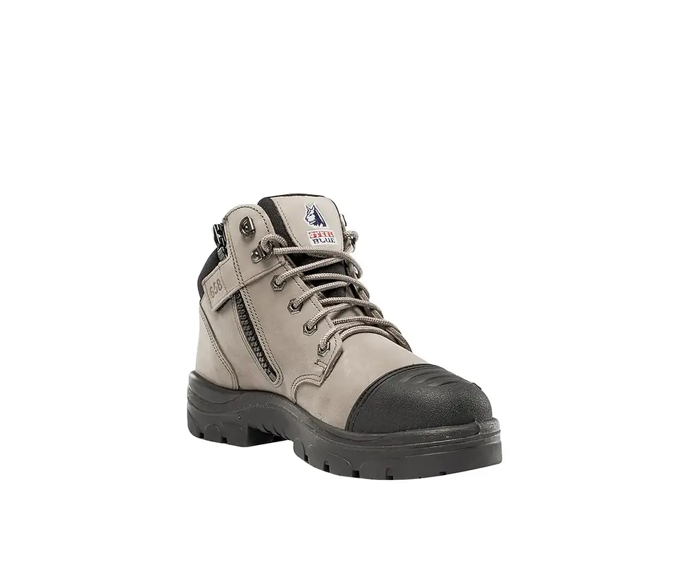 Thumbnail: Steel Blue Parkes Zip: Scuff Cap Work Boot
