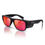 Thumbnail: SafeStyle Fusions Matte Black Frame Mirror Red Polarised Lens Safety Glasses
