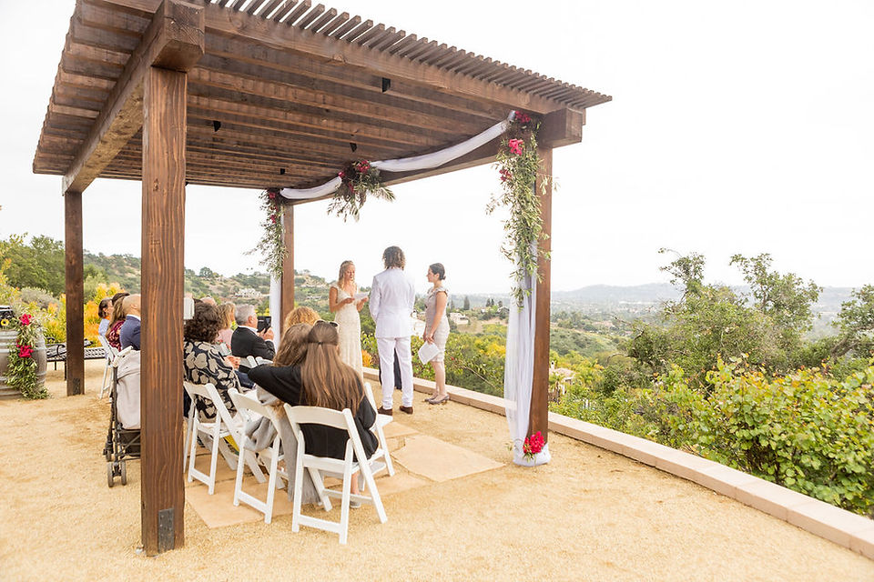 micro wedding ceremony in Santa Barbara