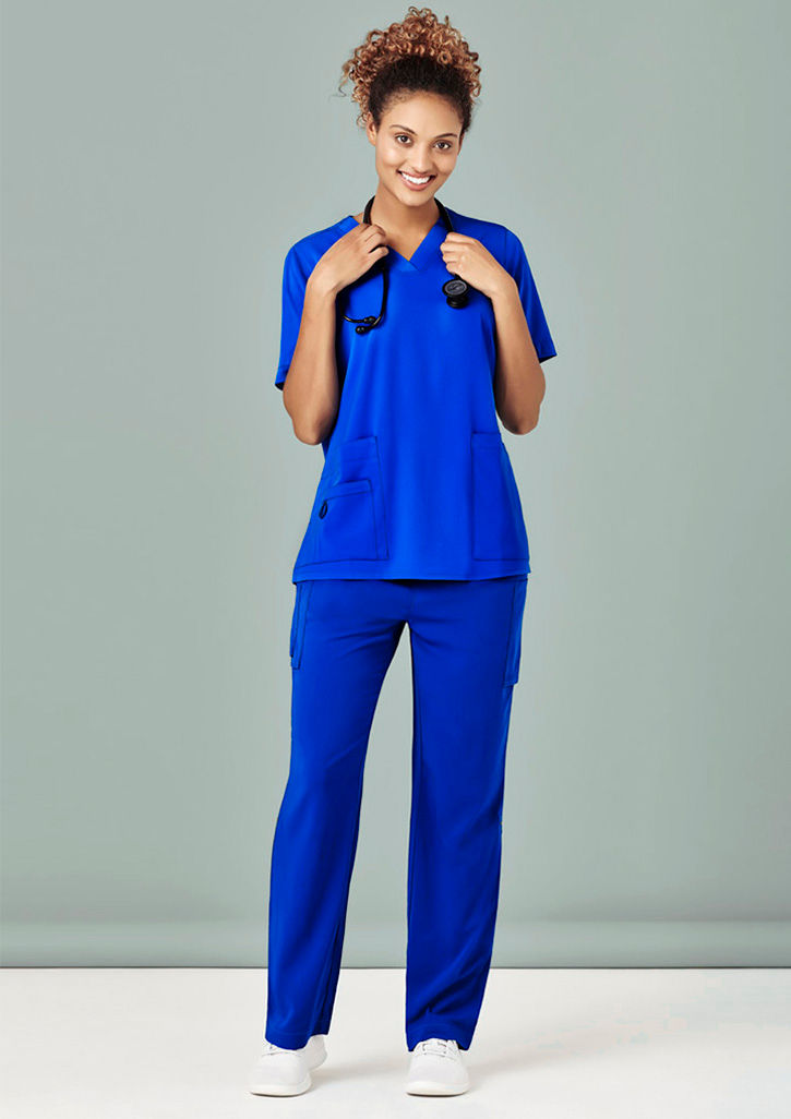Thumbnail: BizCare CSP944LL Womens Avery Straight Leg Scrub Pant